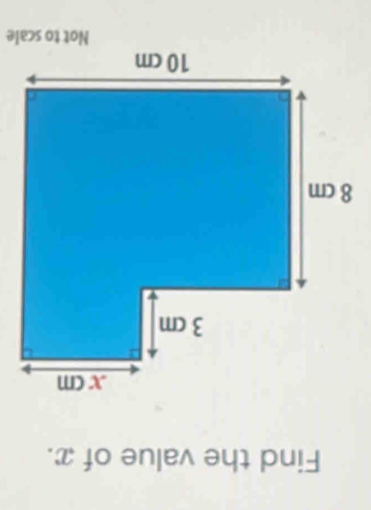 Find the value of x. 
le