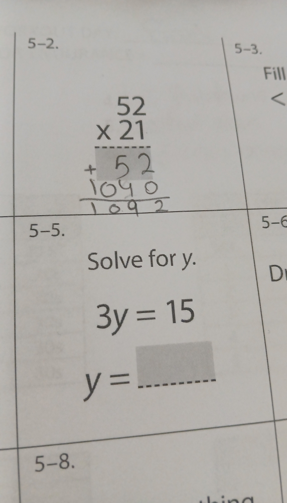 Fill
<
<tex>5-6
D