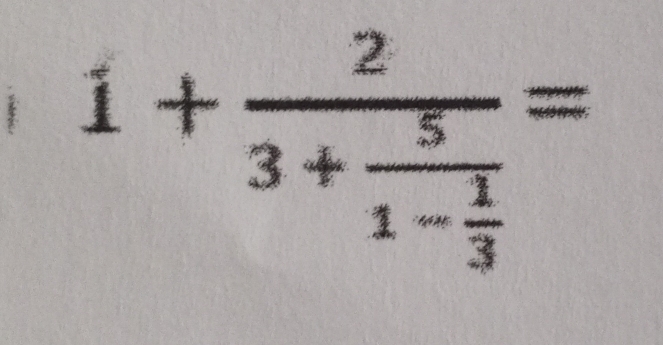 i+frac 23+frac 51- 1/3 =