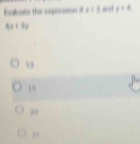 A  1/2  v= C=4
x=0