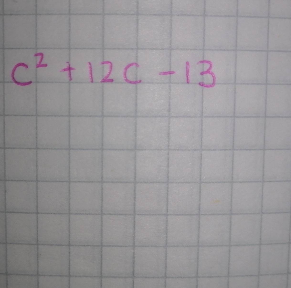 c^2+12c-13