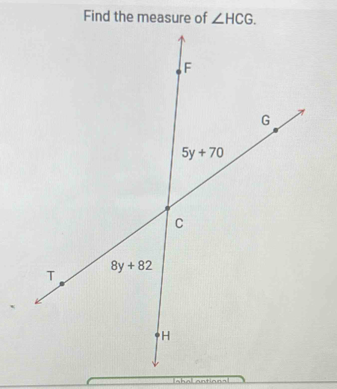 Find the measure of
labal antional