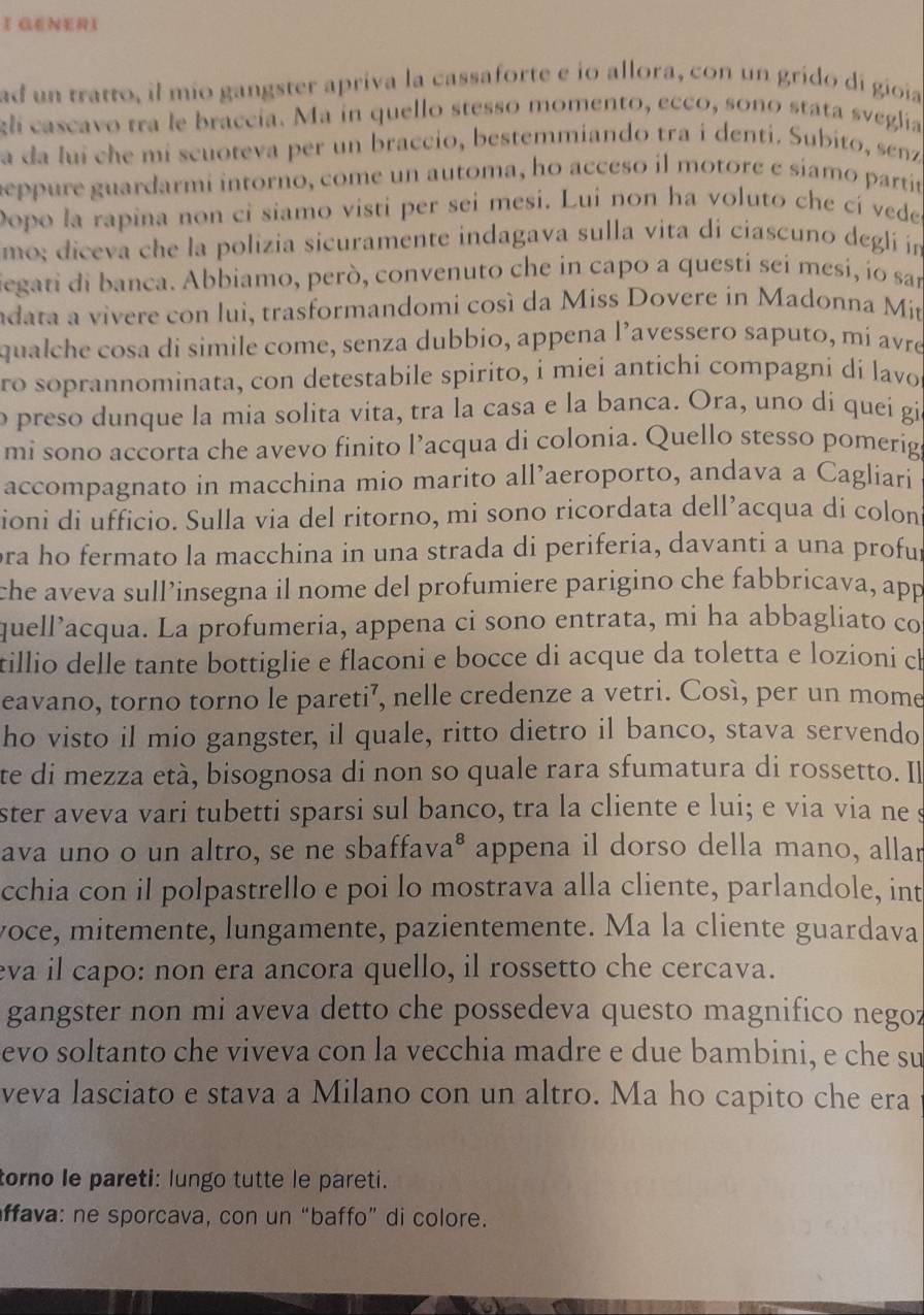 Risolto:GENERI ad un tratto, il mio gangster apriva la cassaforte e io ...
