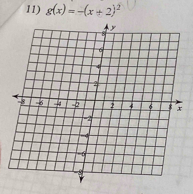 g(x)=-(x+2)^2