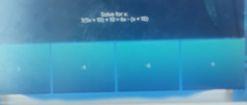 Solve fors
3(3x+8)+X)=6x-(x+1)
4