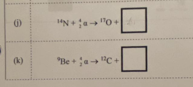 ^14N+_2^(4alpha to □ 
| 
(k)
^9)Be+_2^(4ato ^12)C+□