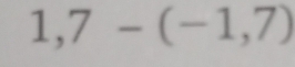 1,7-(-1,7)