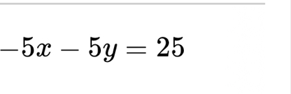 -5x-5y=25