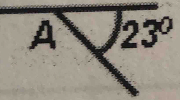 A .
23°