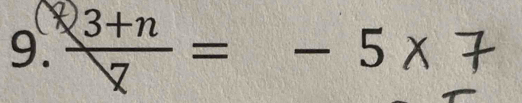 " = − 5 × =