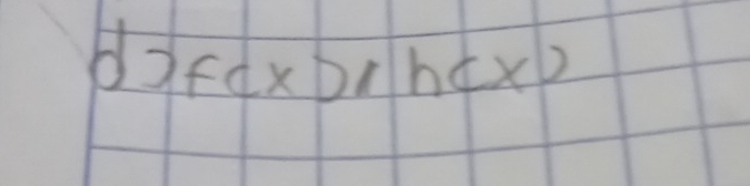 sqrt(2) f(x)/h(x)