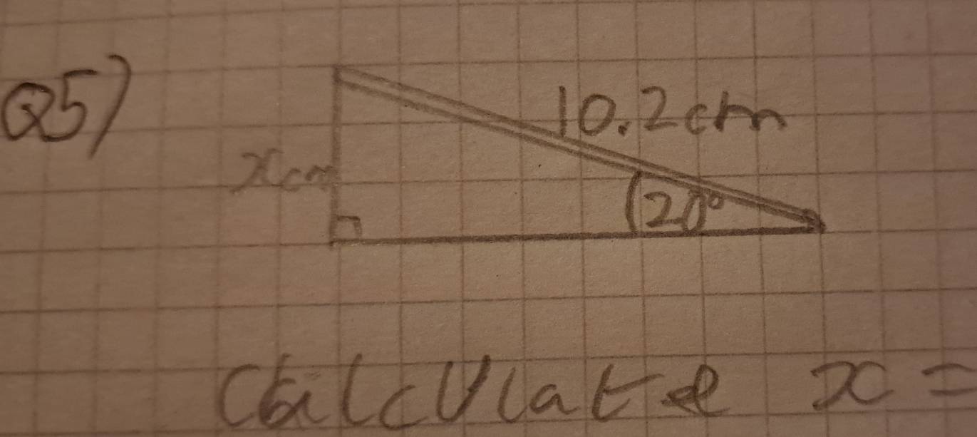 (5)
Chlculabe x=