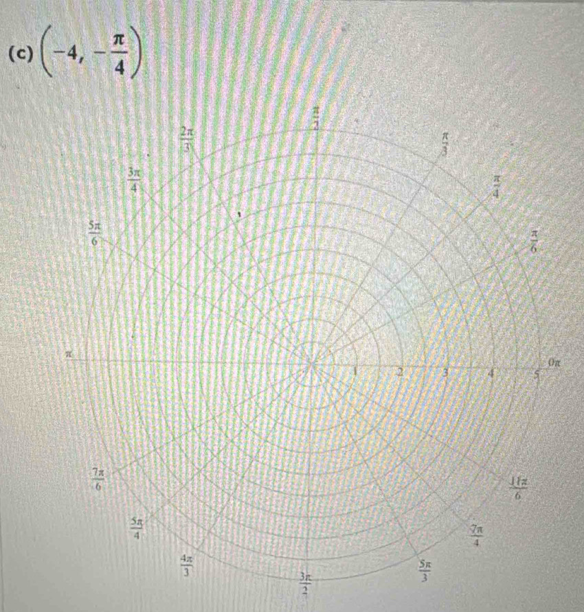 (-4,- π /4 )
π