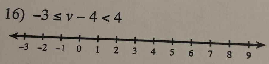 -3≤ v-4<4</tex>