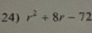 r^2+8r-72