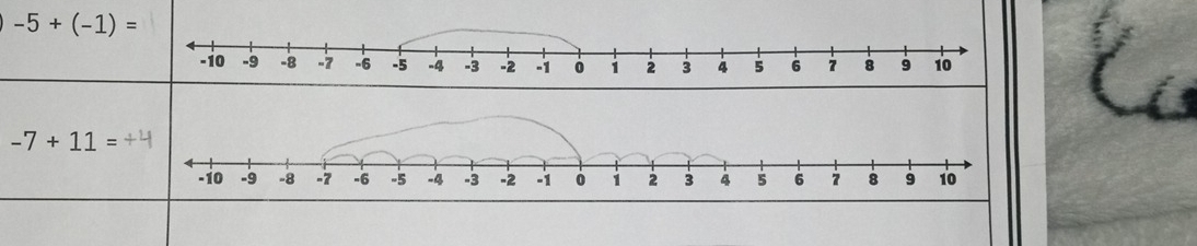 -5+(-1)=
-7+11=