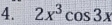 2x^3cos 3x