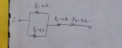 R_1· 4Omega
th 
2.
R_3:yOmega R_4=4Omega -
R_2=4Omega