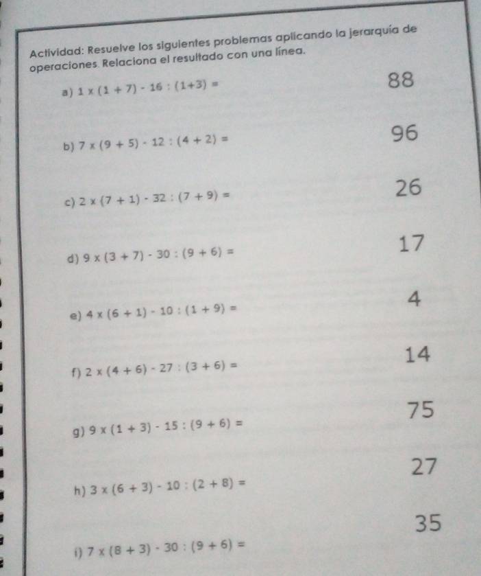 de
7* (8+3)· 30:(9+6)=