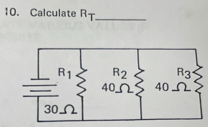 Calculate R_T _