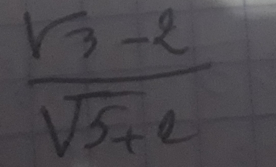  (sqrt(3)-2)/sqrt(5)+2 