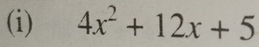 4x^2+12x+5