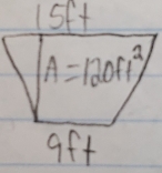 1Sft
A=120ft^2
gft