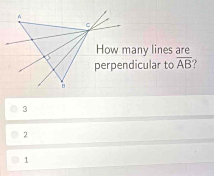 overline AB
3
2
1