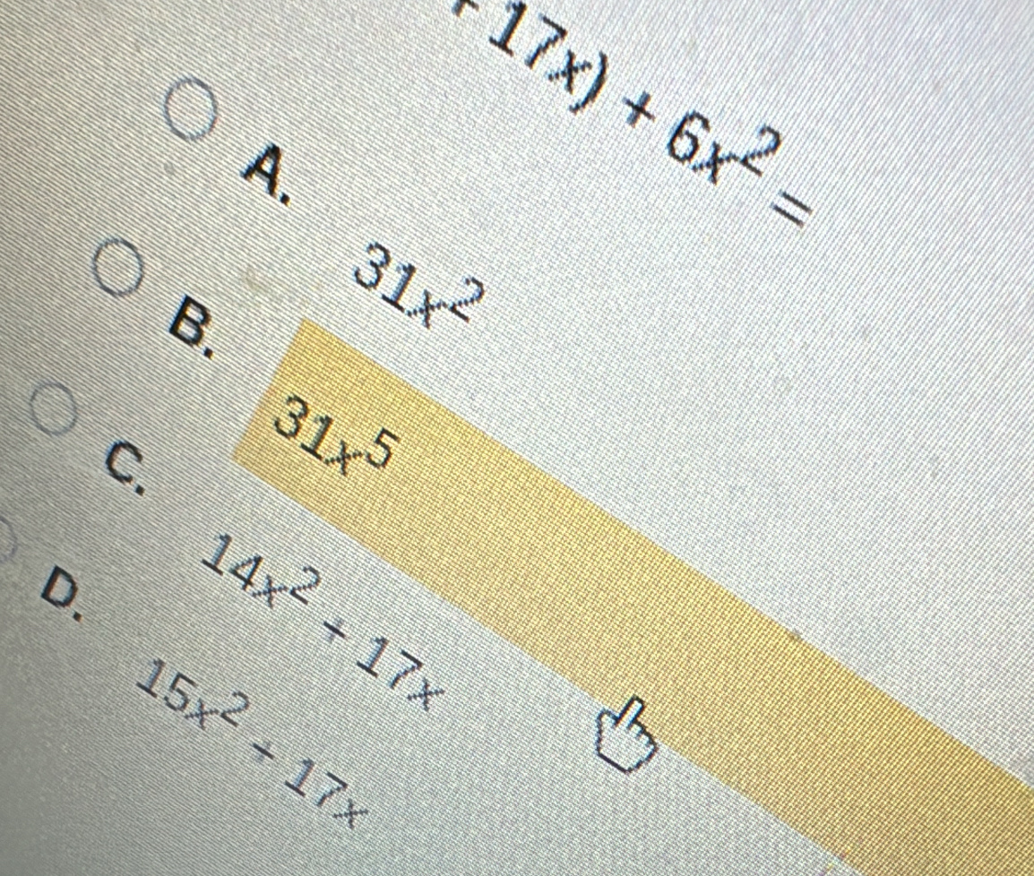 17x)+6x^2=