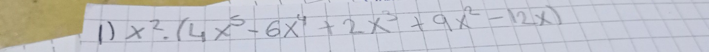 x^2.(4x^5-6x^4+2x^3+9x^2-12x)