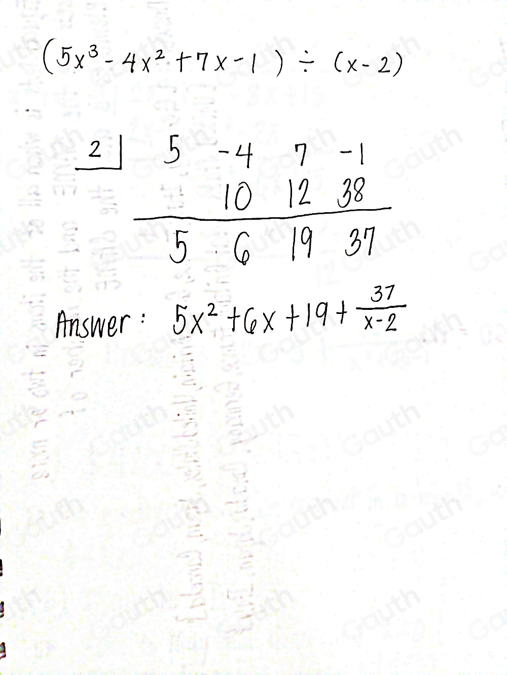 solved-divide-using-synthetic-division-5x-3-4x-2-7x-1-x-2-5x-3