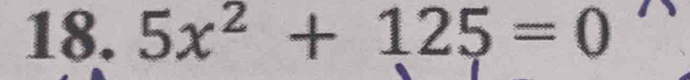 5x^2+125=0