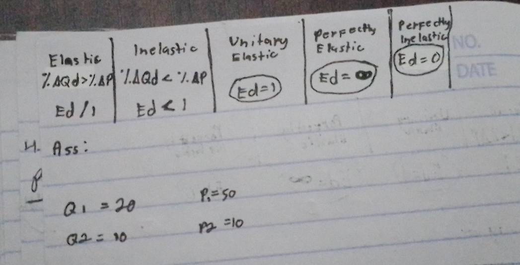 H1. Ass:
8
P_1=50
Q_1=20
p_2=10
Q2=10