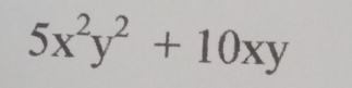 5x^2y^2+10xy