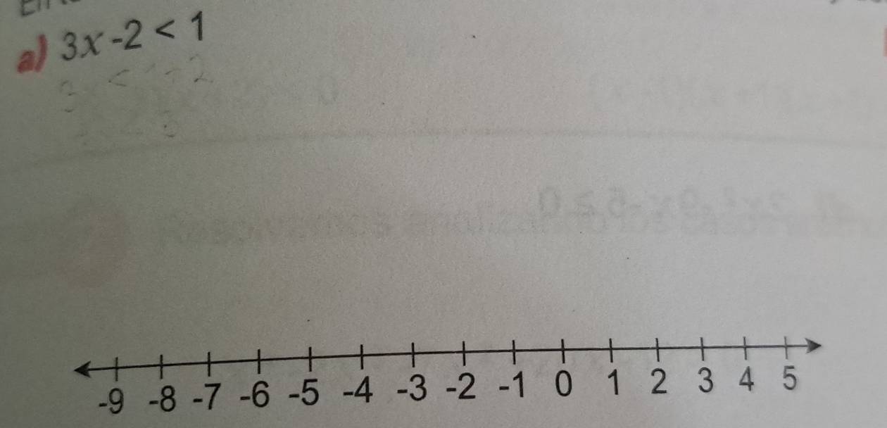 3x-2<1</tex>