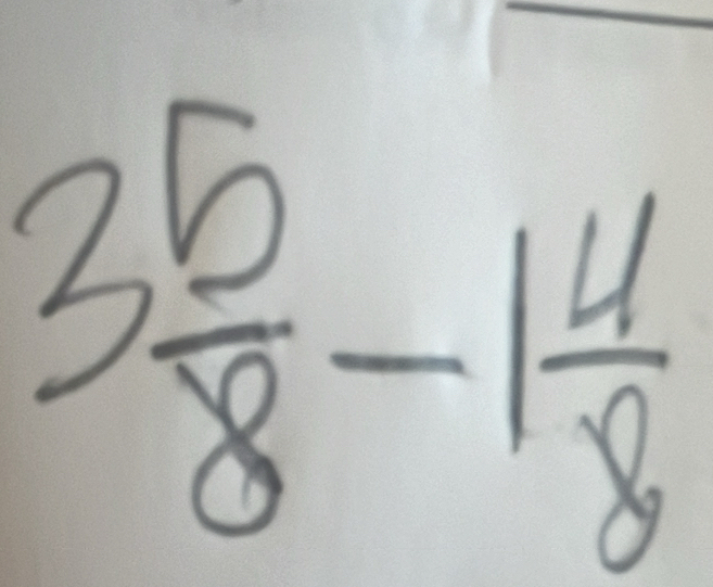 3 5/8 -1 4/8 
frac 12^(n-BC)= 1/2^(n-1) 