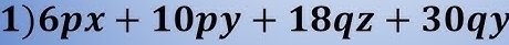 6px+10py+18qz+30qy