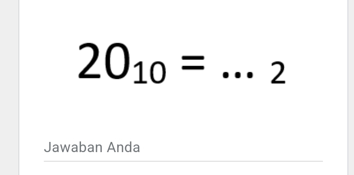 20_10=
2 
Jawaban Anda