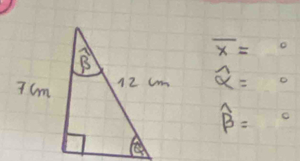 overline x=^circ 
widehat alpha =^circ 
widehat beta =^circ 