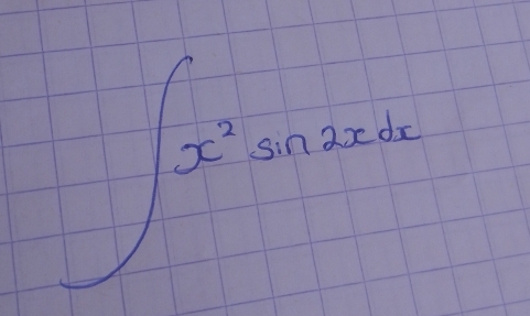 -∈t x^2sin 2xdx