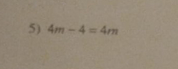 4m-4=4m