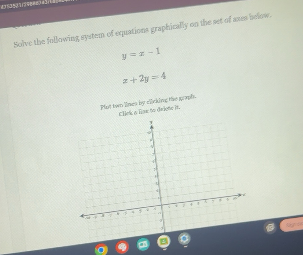 Solved: 4753521/29886743/6ab8l Solve the following system of equations ...
