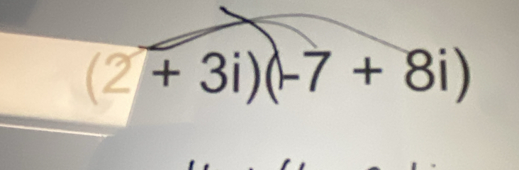 (2+3i)(-7+8i)