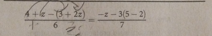 4 +4 −33+ 2z) −z − 3(5 − 2)