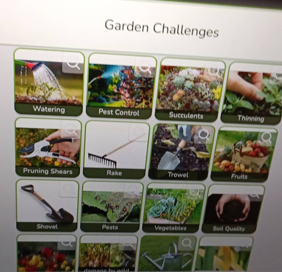 Garden Challenges