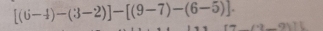 [(6-4)-(3-2)]-[(9-7)-(6-5)]. 
1_ 91