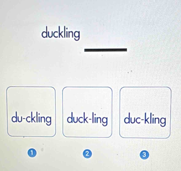 duckling
du-ckling duck-ling duc-kling
a
2