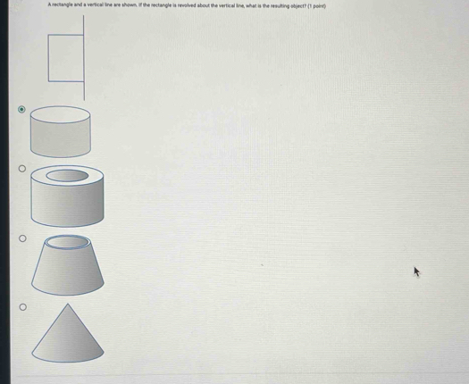 Solved: A rectangle and a vertical line are shown. If the rectangle is ...