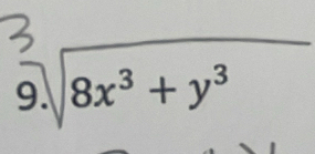 sqrt(8x^3+y^3)