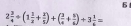 5
2 3/4 +(1 1/2 + 2/5 )+( 3/4 + 5/6 )+3 1/6 =